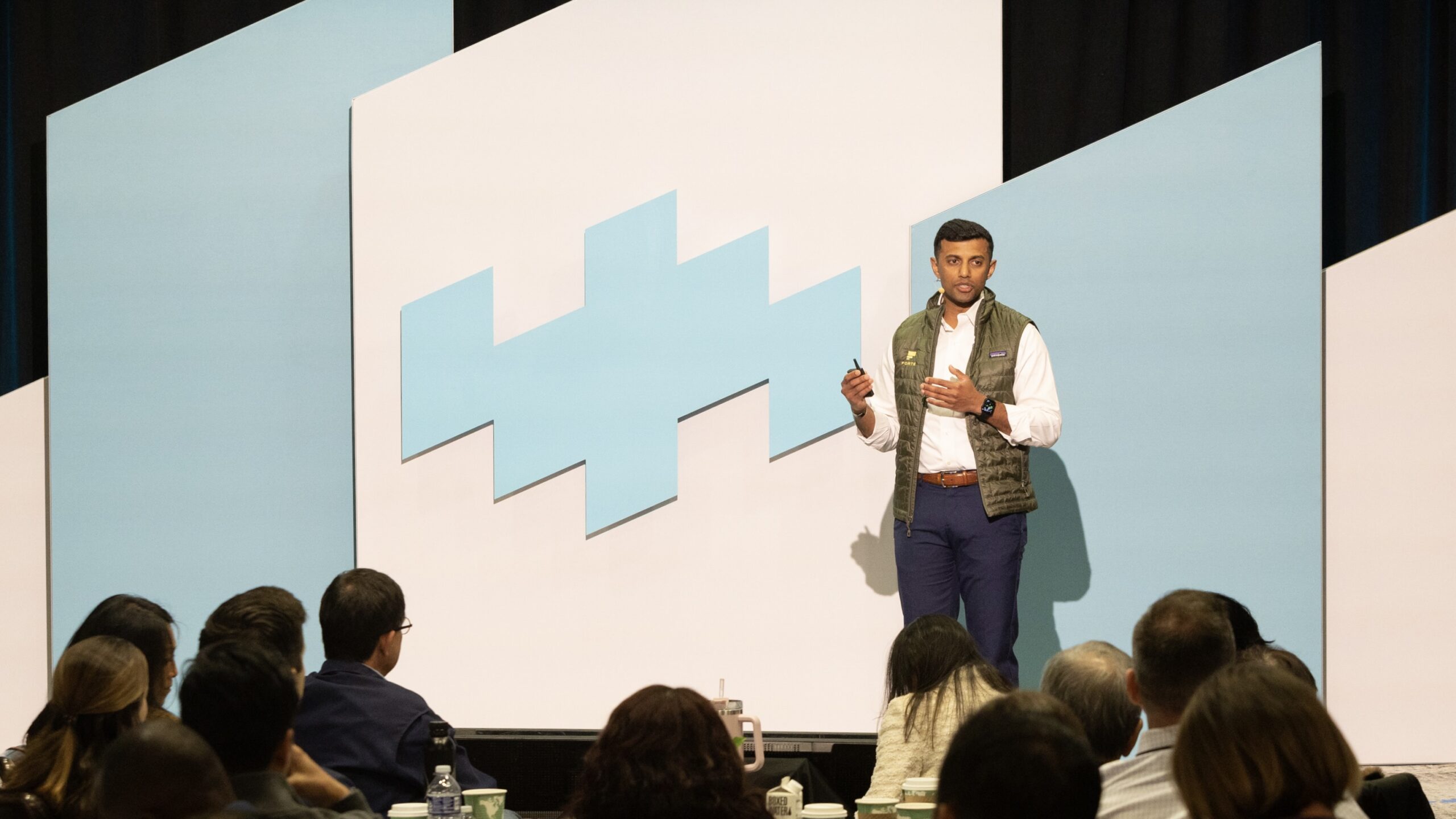 Vineet speaking at Praxis Summit